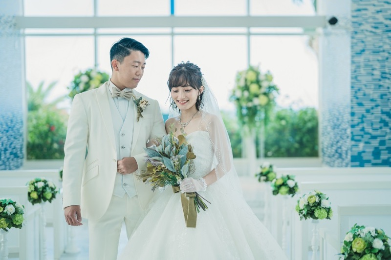 宮古島シギラミラージュチャペルでの撮影スタート☆