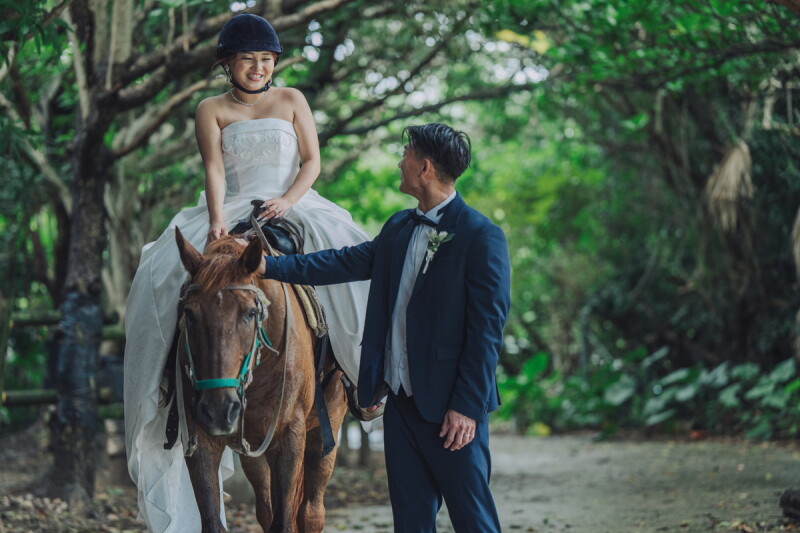 お馬さん撮影スタート☆