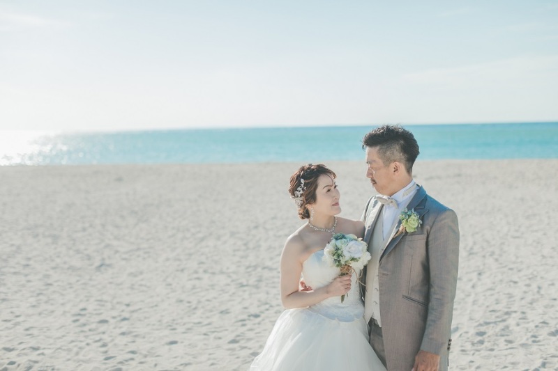 続いて、ビーチ撮影スタートです☆