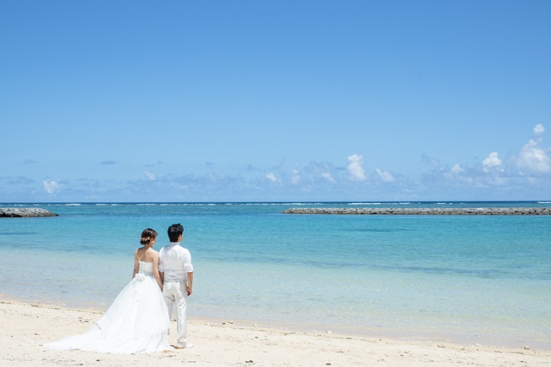 ビーチ撮影スタート