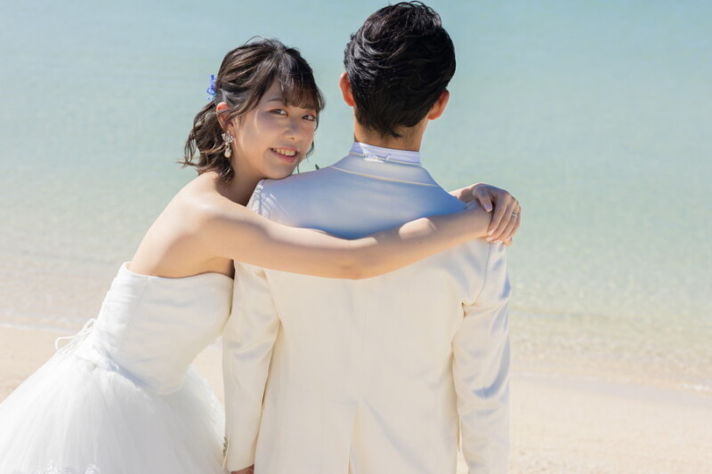新婦様からのハグ