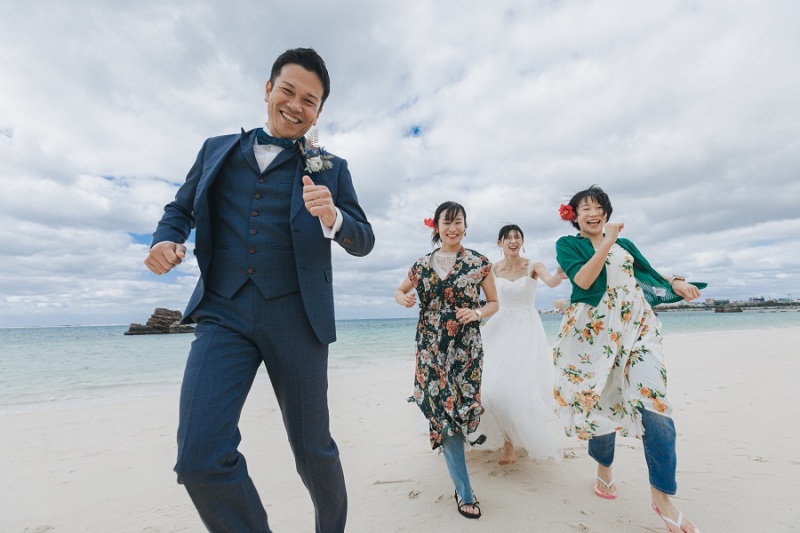 カメラに向かってダッシュ！