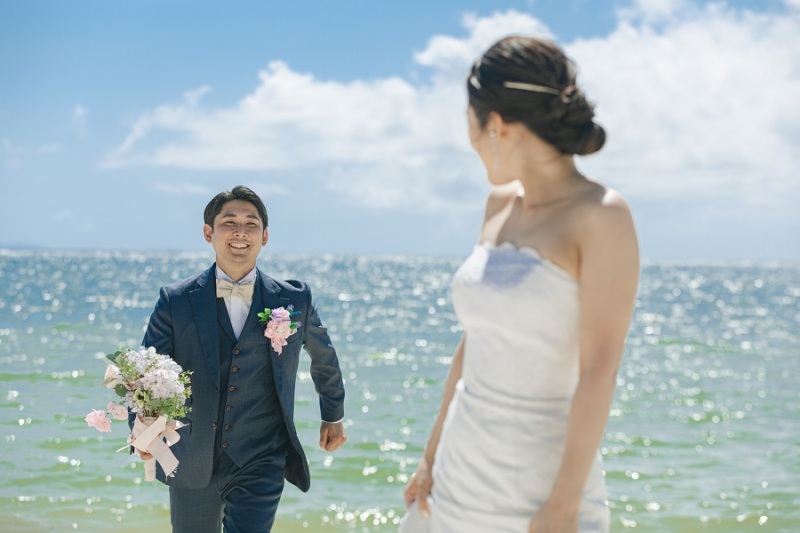 ご新郎様が走っていますよ~!!
