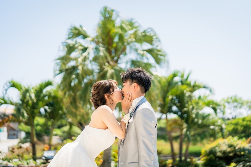 素敵なウエディングキス♡