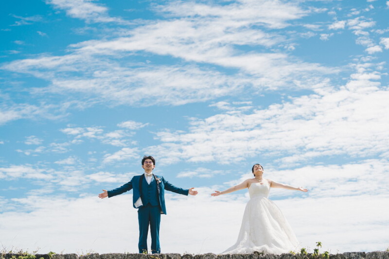 高いお城の上で～～