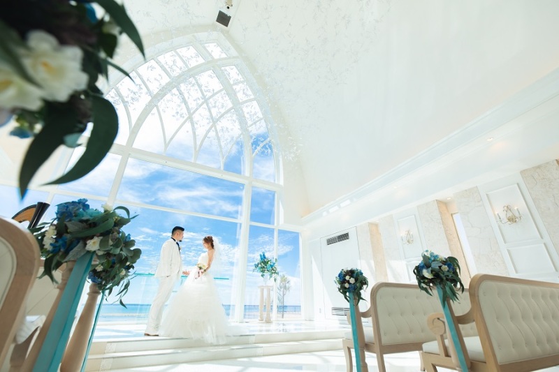 アクアグレイス・チャペルでの撮影スタート☆