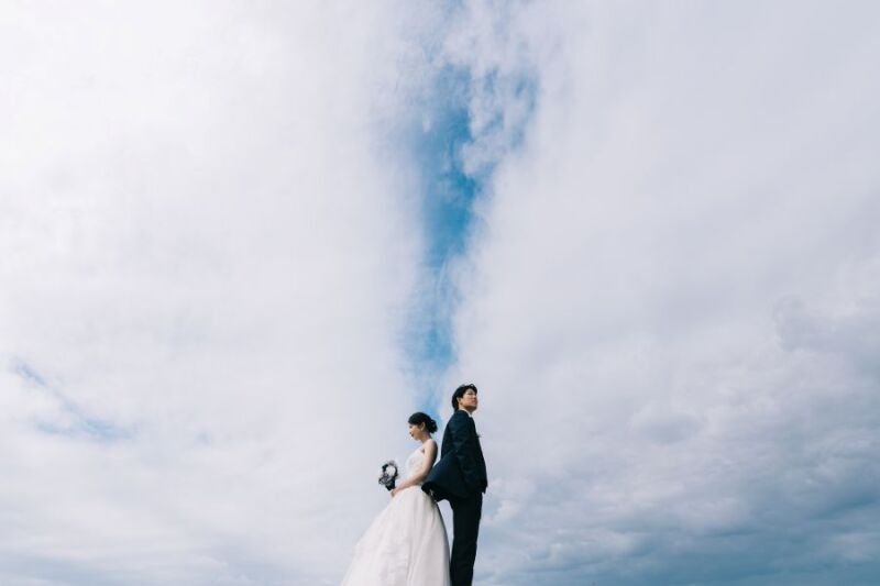 《BEACHフォトプラン》お2人の雰囲気に惹きこまれて♡