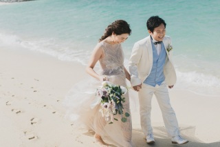 【沖縄本島】チャペル＆ビーチフォト