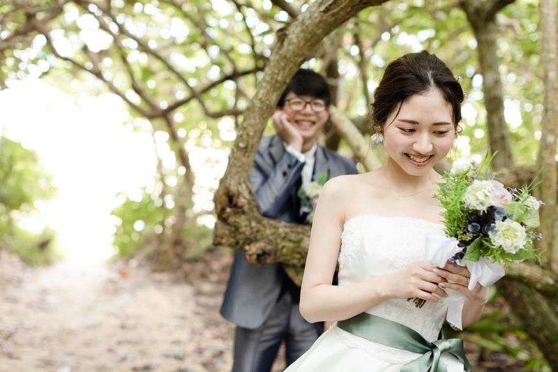 場所を変えて、グリーンの場所で撮りました~