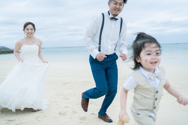 ビーチ撮影スタート