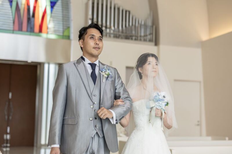 『新郎新婦ご入場です。』