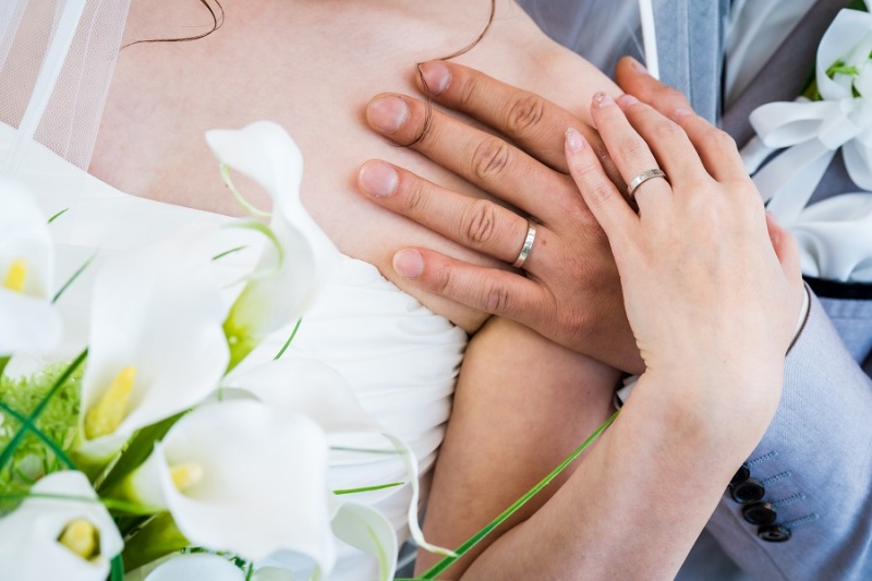 大切な結婚指輪を撮りました!
