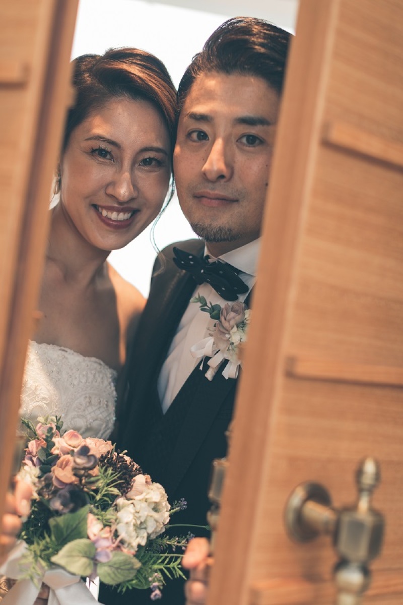 扉とライトを使って撮りました~♪