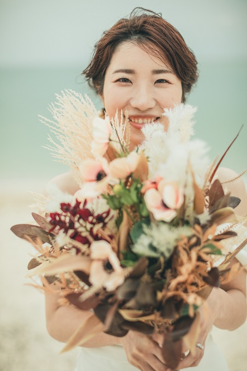 花嫁さんのお1人ショットです♡