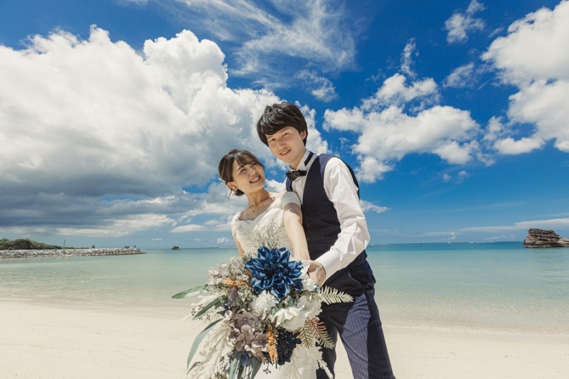 花嫁さんのニコットした笑顔が素敵！！