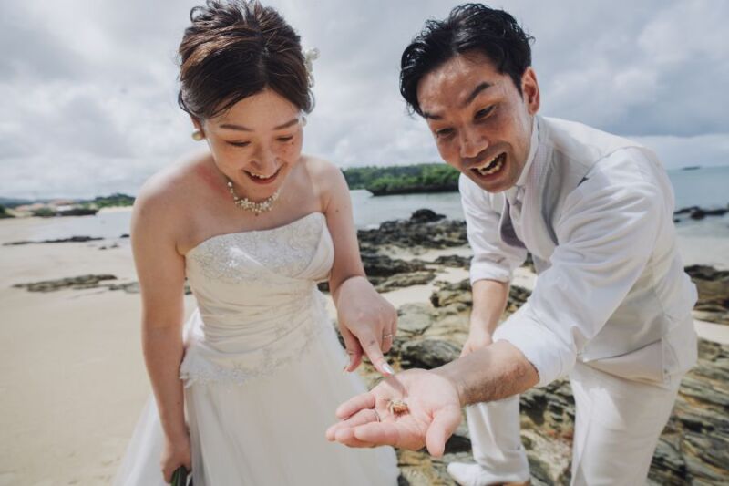 海の生き物、発見!