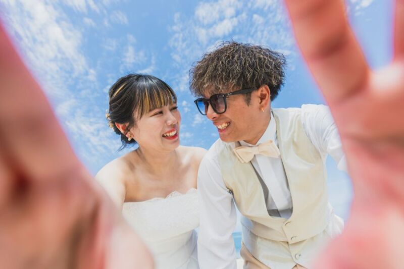 自撮り風