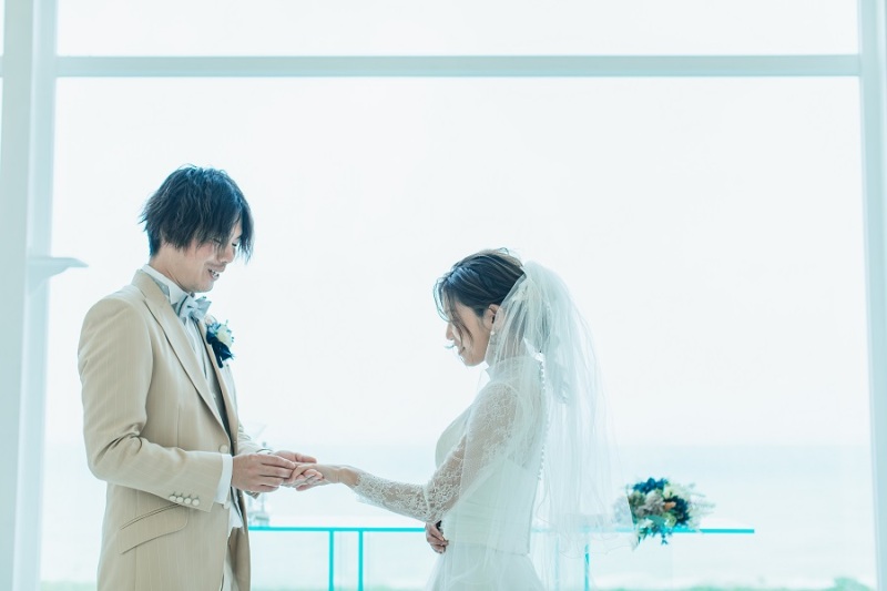 指輪交換シーン♡