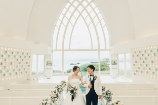 アクアブルーのバージンロード♬♬