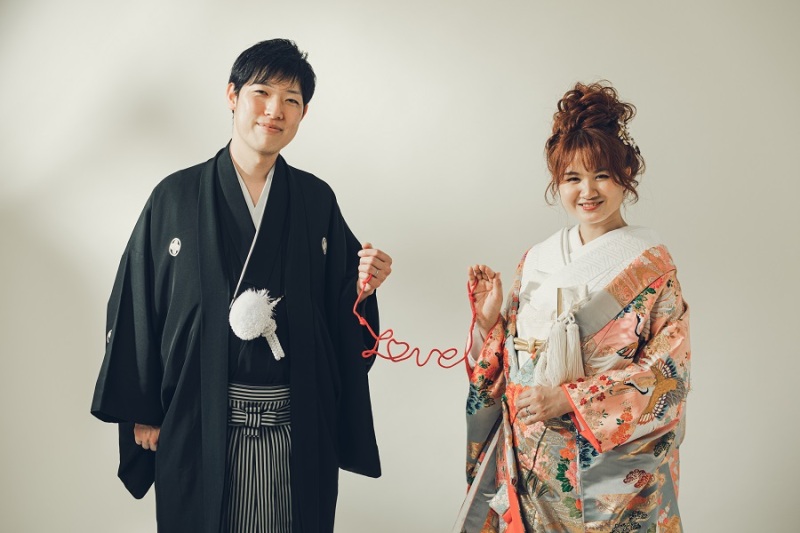 赤紐「LOVE」と一緒に撮りました♪
