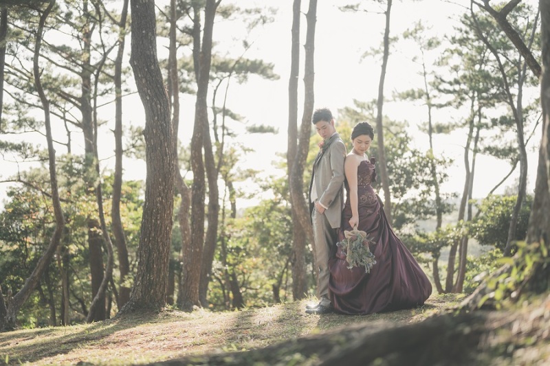 続いて、座喜味城跡にて撮影スタート☆