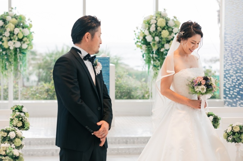 宮古島シギラミラージュチャペルにて撮影スタート☆