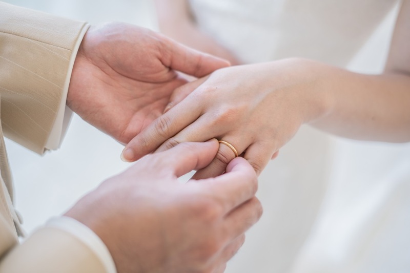 大切な結婚指輪を撮りました~!