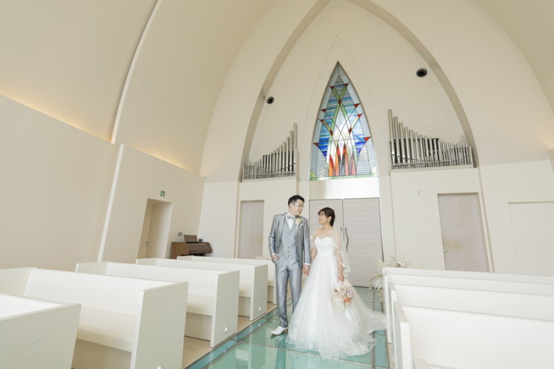万座の教会でのHappywedding♡