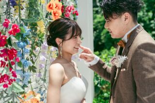 《チャペル＆グリーン＆ビーチ》笑顔溢れるアクアグレイスチャペル♡フォトプラン