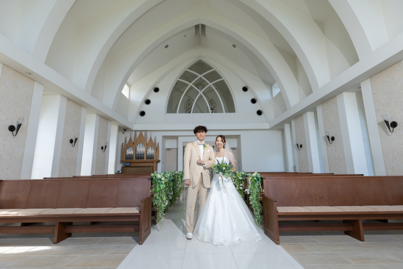 チャペル撮影スタート♡