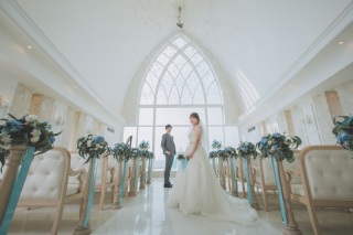 【沖縄本島】アクアグレイスチャペル＆ビーチフォト