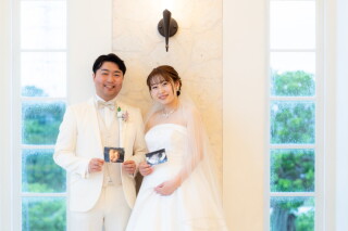 新しい家族と共に撮る♡ウェディングフォト～～