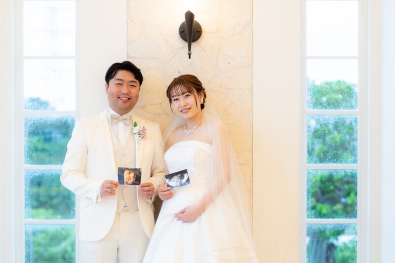 新しい家族と共に撮る♡ウェディングフォト~~