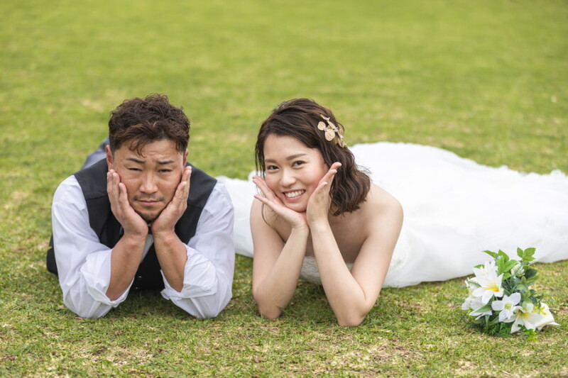 芝生でまったり~~