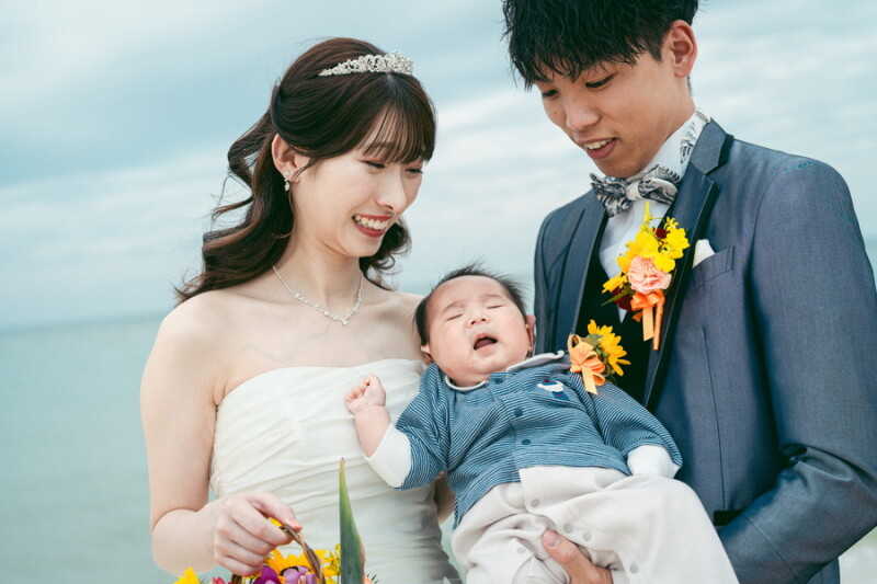 愛おしさあふれるファミリーショット♡