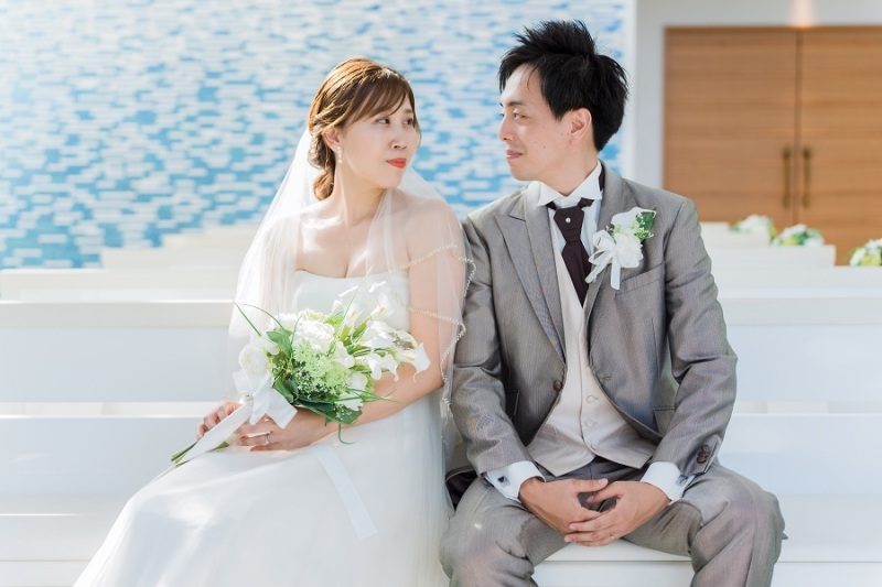 参列席に座って~~♡♡
