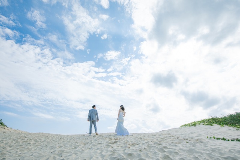 続いて、ビーチでの撮影スタート☆