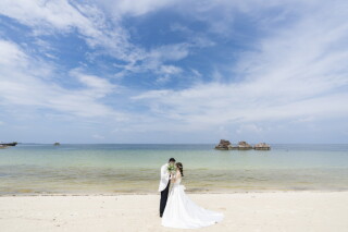青い空と鮮やかなビーチ♡