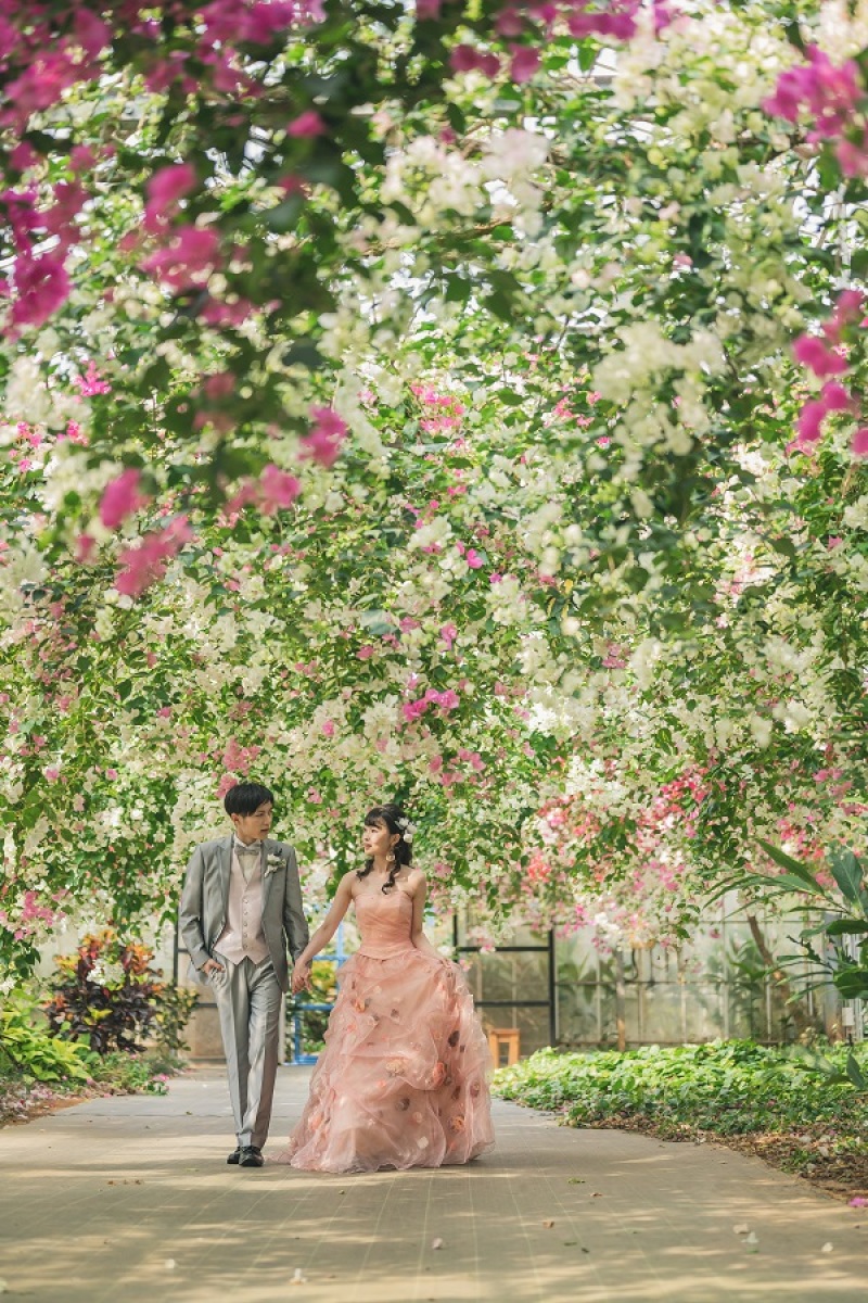 お花好きな花嫁さんには良いロケーションですよ♪