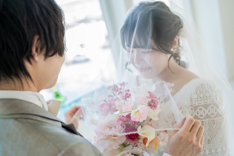 ベールアップのシーンを♡