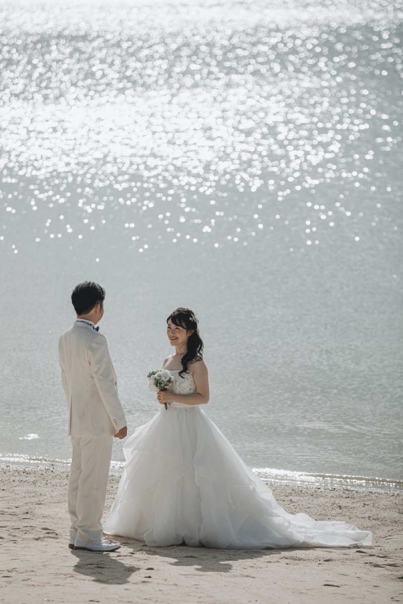 続いて、ビーチでのお写真をご紹介します~!