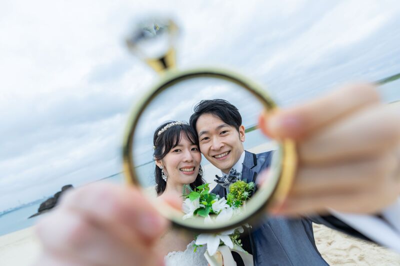 小物の指輪のオブジェを使って・・