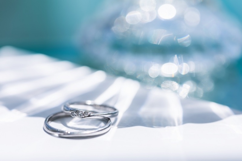 指輪の写真も欠かせない！