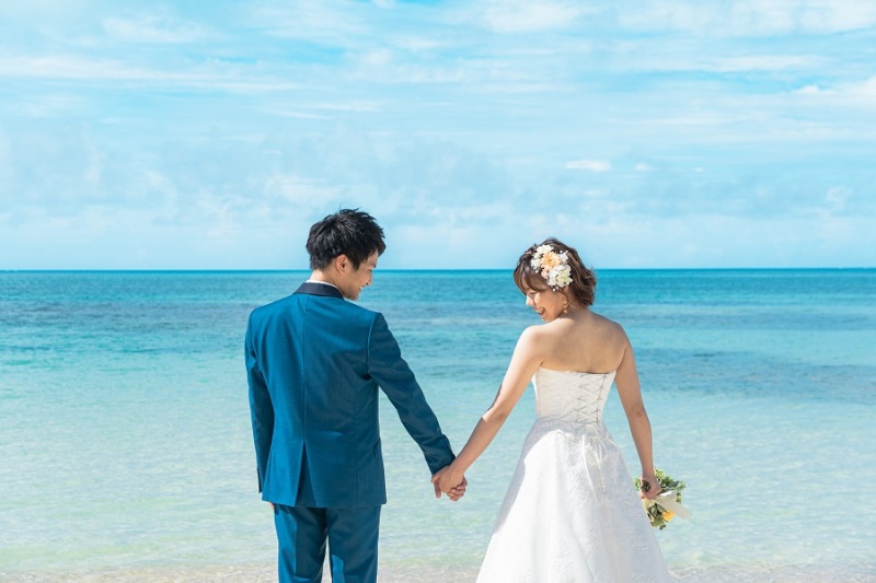 お二人には手を繋いで頂きました~♡
