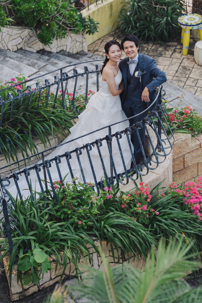 見晴らしの良い場所から♪お二人の笑顔に癒されます