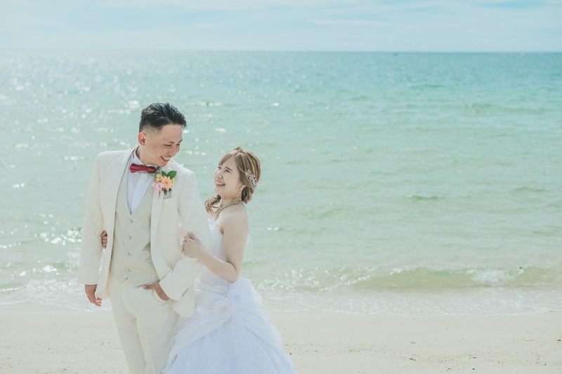 新婦さまからのハグ