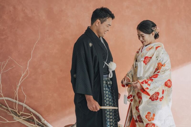 《Studio和装&ビーチ洋装フォトPLAN》お2人らしさ満載♪