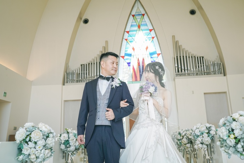 アクアルーチェ・チャペルにて撮影スタート☆