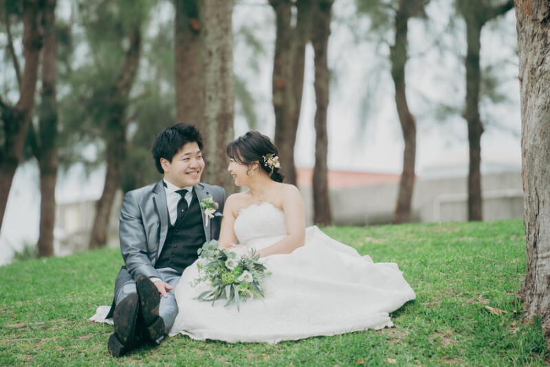 見つめ合うお2人♡