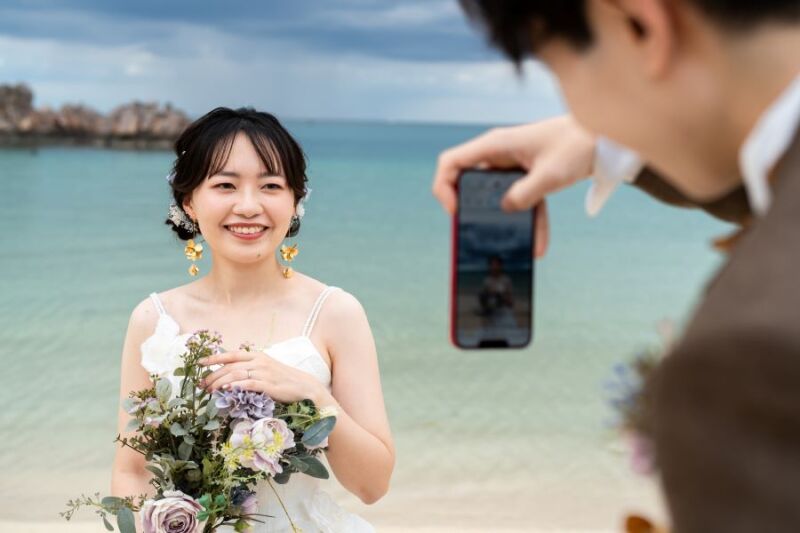 撮り合いっこ♡新婦様